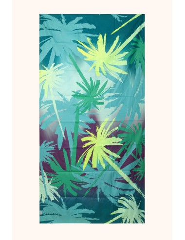 Mefui - donna telo mare me fui microfibra fantasia tropicale reverse ma26-sw0150x44