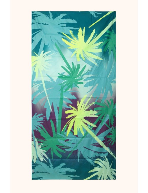 Mefui - donna telo mare me fui microfibra fantasia tropicale reverse ma26-sw0150x44