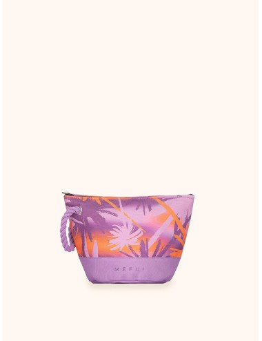 Mefui - donna pochette me fui fantasia tropicale purple zip laccetto ma26-sw0010x41