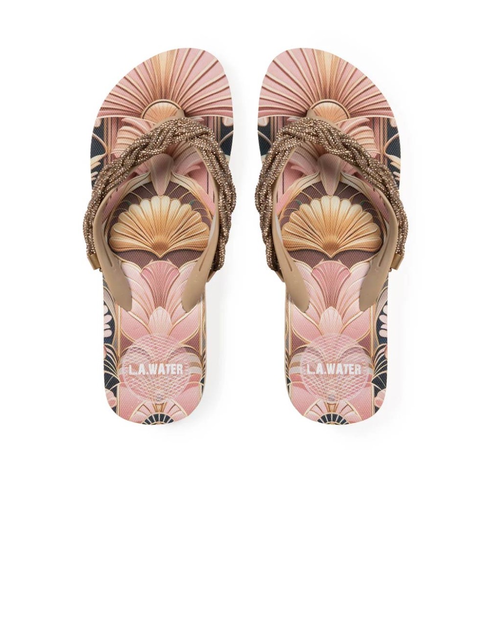 Donna infradito l.a. water liberty nude gioiello intrecciato 62200e