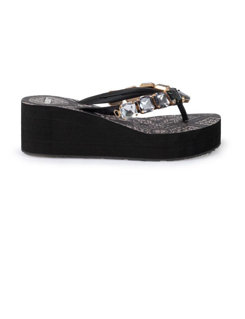 Donna infradito l.a. water zeppa maiolica pietre geometriche 42048b