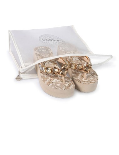 Donna infradito l.a. water zeppa maiolica sabbia pietre gioiello 42052b