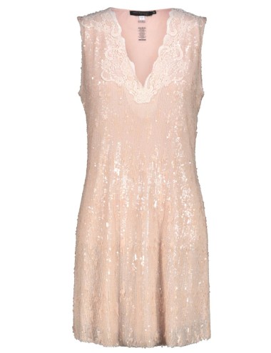 Miss bikini - mini abito pailette e pizzo v6031d t-7451 pabe