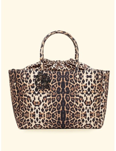 Donna borsa mare fk fantasia animalier con tracolla removibile