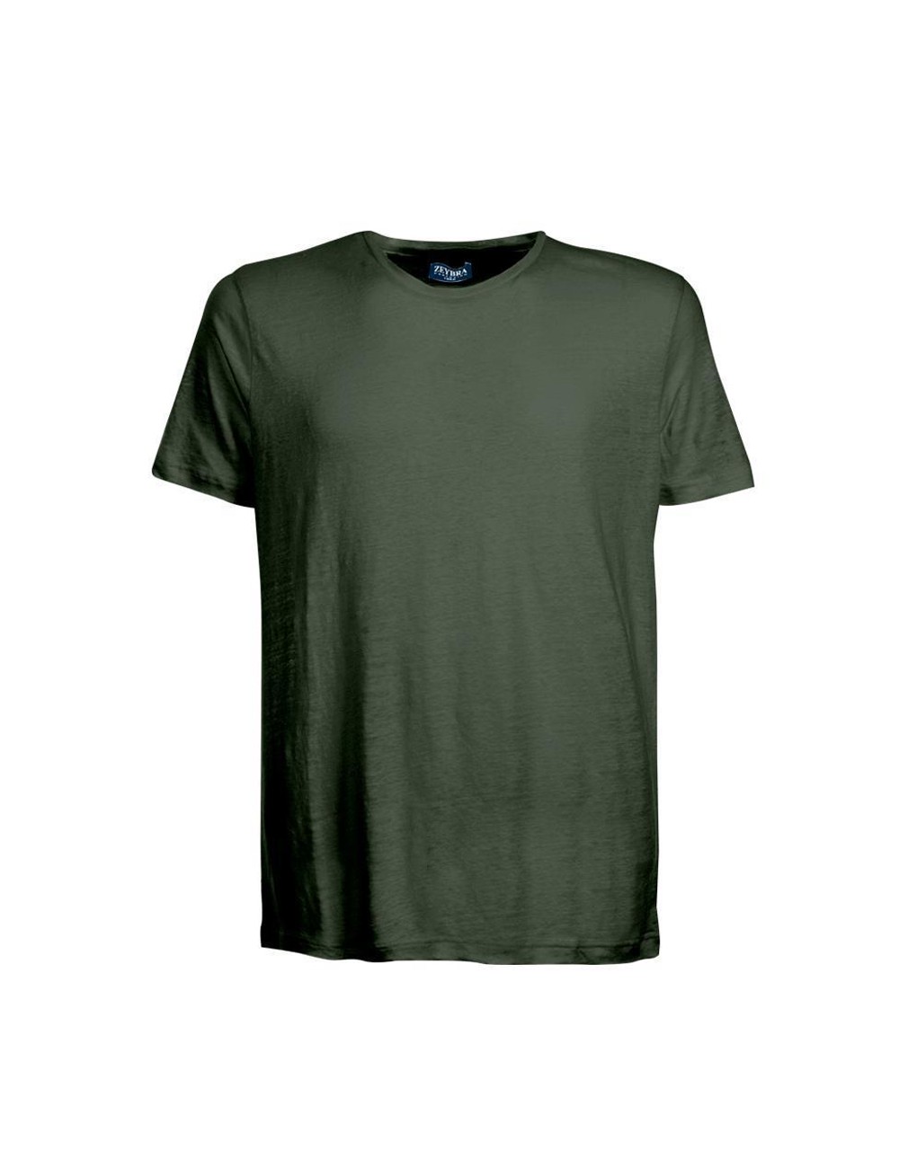 Zeybra - t-shirt in lino aut001 military