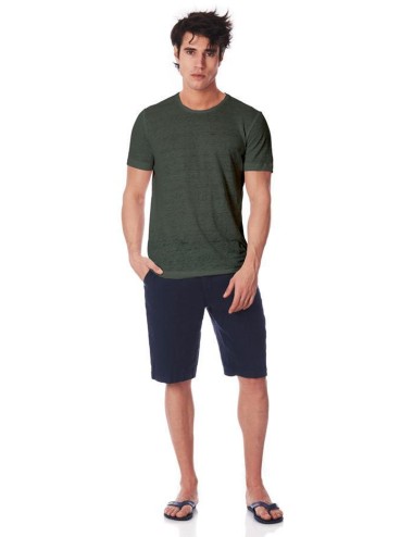 Zeybra - t-shirt in lino aut001 military