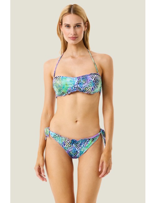 Donna bikini fascia 4giveness patch animalier slip frou frou