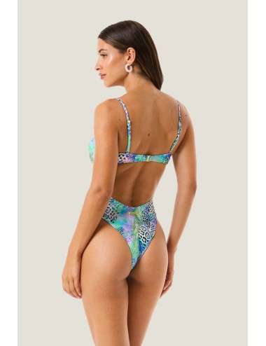 Donna costume intero 4giveness patch animalier a 3 fasce