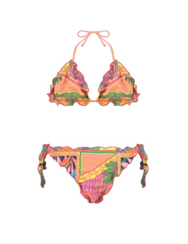 Bimba bikini triangolo 4giveness fantasia etnica con lacci 4-14 anni