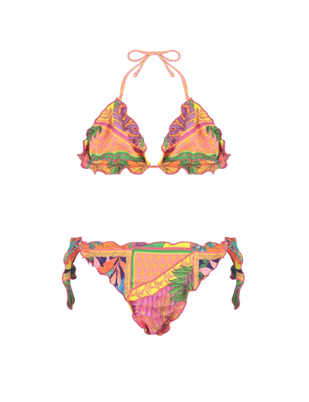Bimba bikini triangolo 4giveness fantasia etnica con lacci 4-14 anni