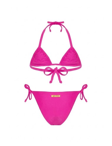 Bimba bikini triangolo 4giveness fucsia con paillettes 4-14 anni