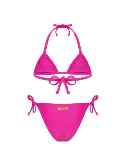 Bimba bikini triangolo 4giveness fucsia con paillettes 4-14 anni