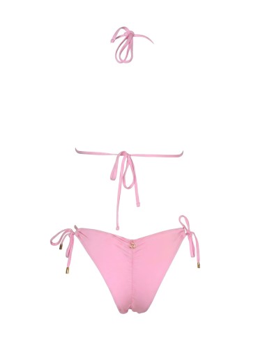 Donna bikini triangolo miss bikini luxe pizzo floreale rosa