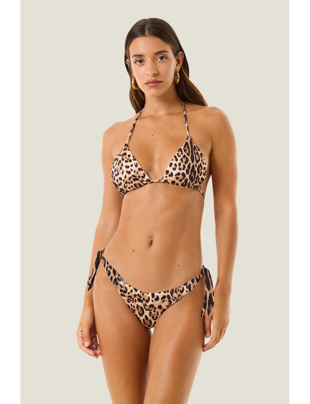 Donna bikini triangolo 4giveness marylin double face leopardato