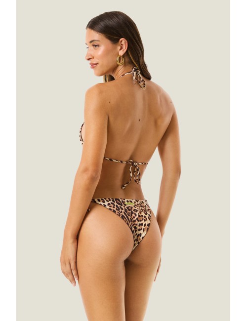 Donna bikini triangolo 4giveness marylin double face leopardato