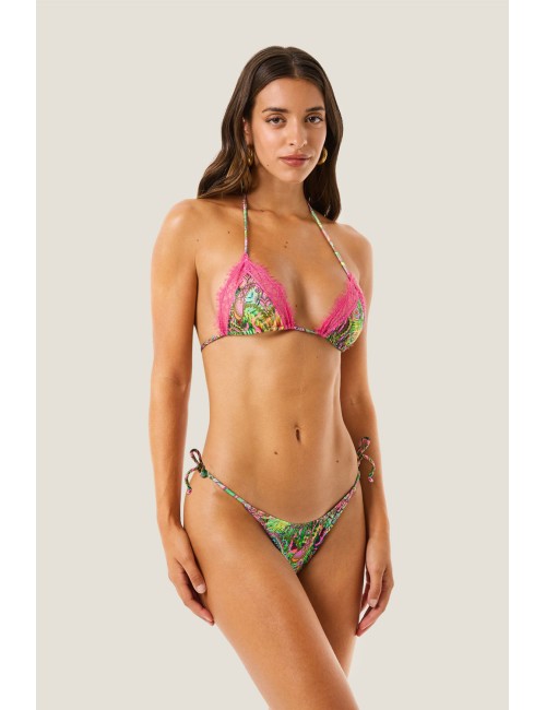 Donna bikini triangolo 4giveness denim mexican multicolor4GivenessPassioni Boutique