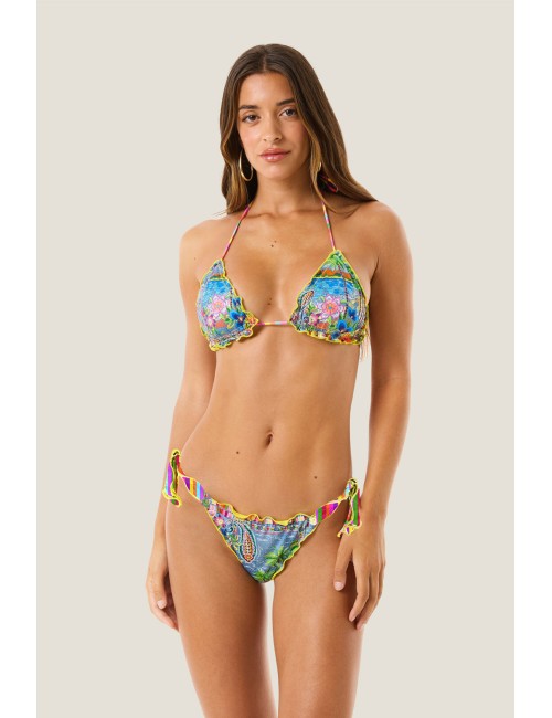 Donna bikini triangolo 4giveness denim mexican multicolor4GivenessPassioni Boutique