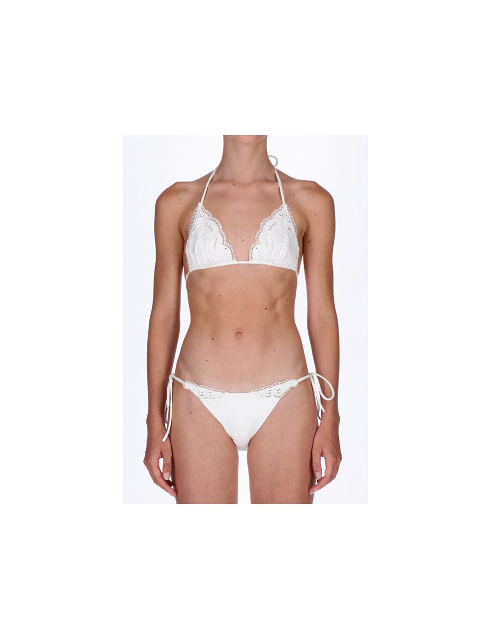 Ermanno scervino - bikini triangolo d404y312itm 10601 biancoErmanno ScervinoPassioni Boutique