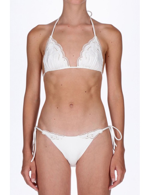 Ermanno scervino - bikini triangolo d424y346lyt 95708 neroErmanno ScervinoPassioni Boutique