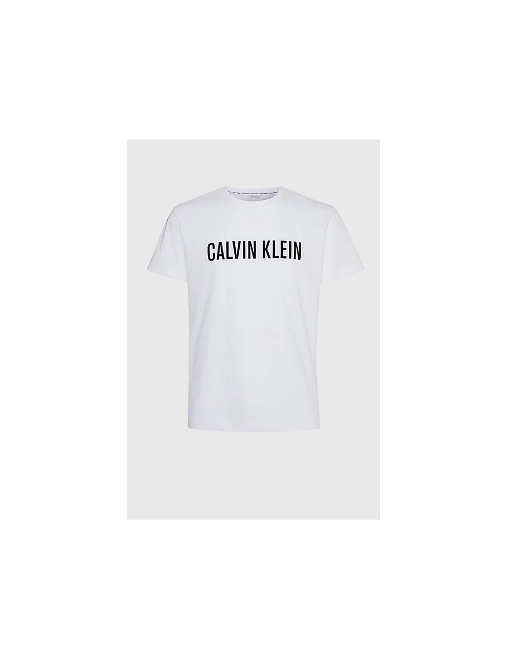 Ck - t-shirt da mare - intense power km0km00836-ycd classic whiteCalvin Klein UomoPassioni Boutique