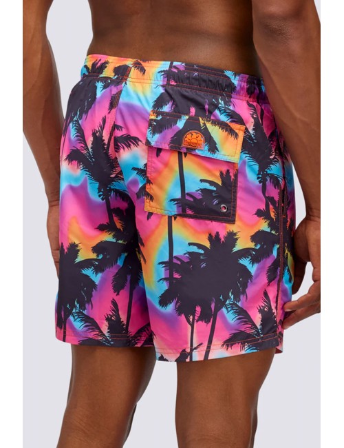 Sundek - t-shirt stampa sundek island m613tejr900 03900 biancaSundekPassioni Boutique