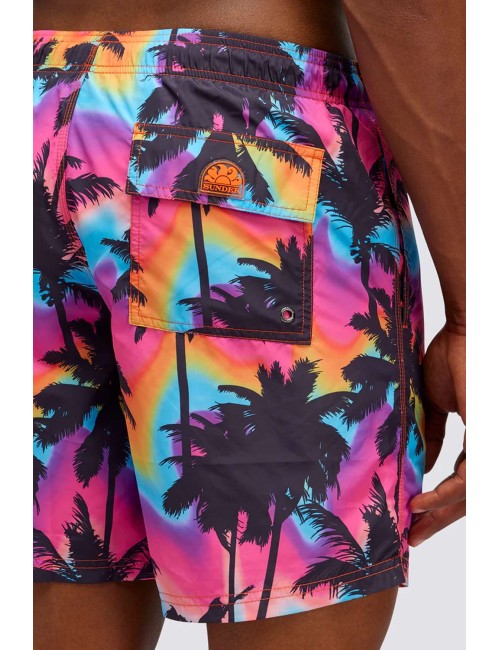 Sundek - t-shirt stampa sundek island m613tejr900 03900 biancaSundekPassioni Boutique