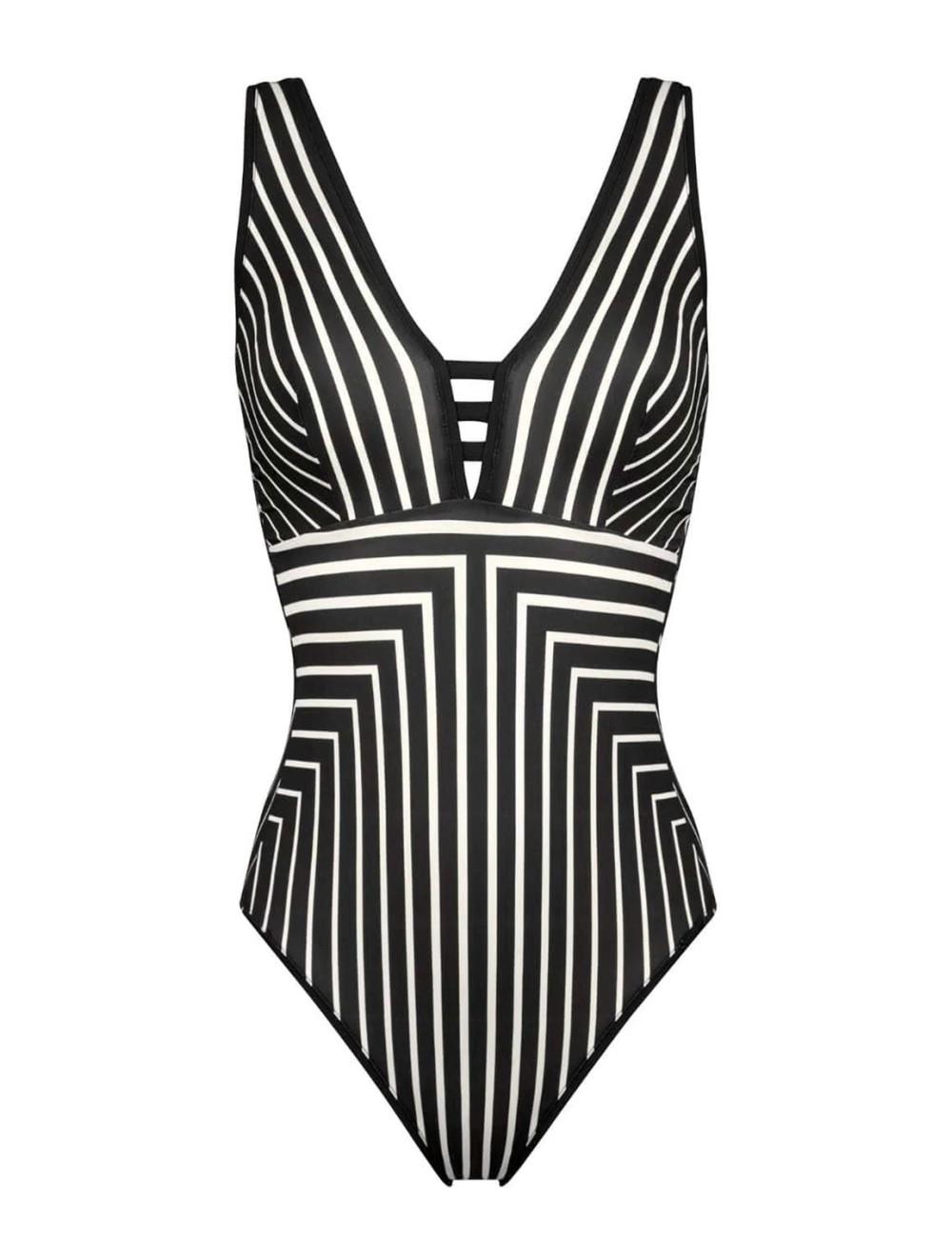 Maryan mehlhorn - costume intero con profilo basso 4694 509 077 black whiteMaryan MehlhornPassioni Boutique