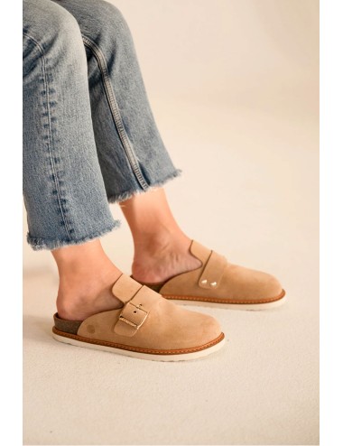 Genuins - sandalo izar velour g105577 mandorlaGenuinsPassioni Boutique