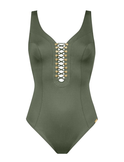 Maryan mehlhorn - costume intero allacciato 4813 420 137 verde mossMaryan MehlhornPassioni Boutique