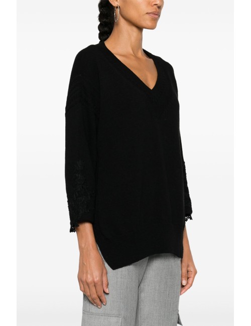 Ermanno scervino - abito decoltè d454q601tbw 95708 neroErmanno ScervinoPassioni Boutique