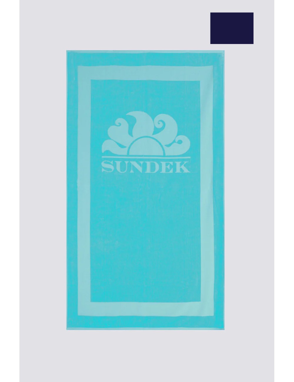 Telo mare con logo am372atc1000 00700SundekPassioni Boutique