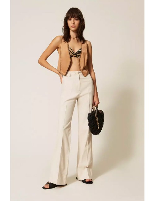 Twinset - giacca in bull con frangeTwinsetPassioni Boutique