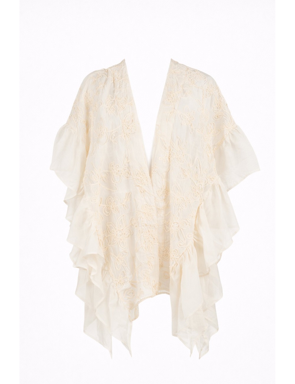 Twinset - poncho in tessuto florealeTwinsetPassioni Boutique