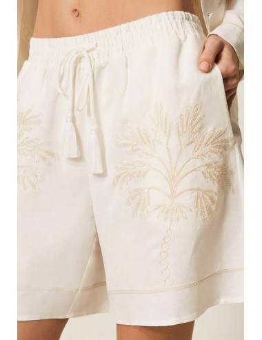 Twinset - bermuda con ricamo 261lm2mbb 13584TwinsetPassioni Boutique