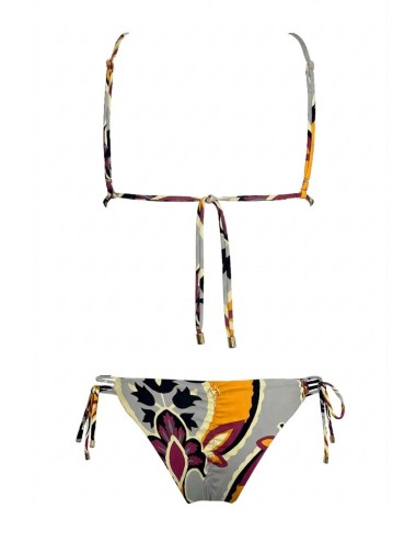 Miss bikini - bikini triangolo damascato con cristalli  v6031s w0636 dagrMiss BikiniPassioni Boutique