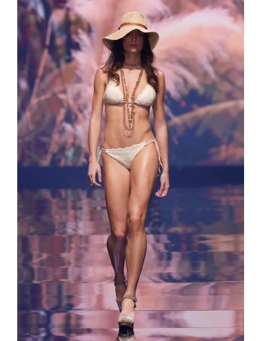 Miss bikini - bikini triangolo paillettes e pizzo v6070s t-7451 pabeMiss BikiniPassioni Boutique