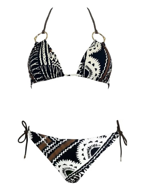 Miss bikini - bikini triangolo anelli irregolari v6117t-v6120b w0636 etneMiss BikiniPassioni Boutique