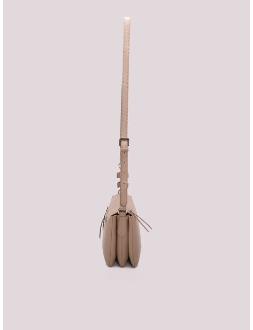 Mimi muà - borsa a spalla in canvas m8-j201461 cuoioMimi-MuaPassioni Boutique