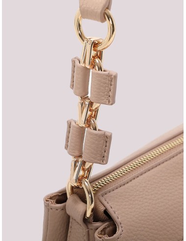 Mimi muà - borsa a tracolla con catena sul manico m8-h201411 nudeMimi-MuaPassioni Boutique