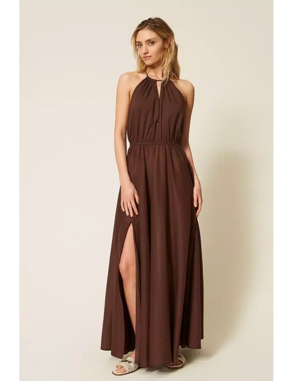 Twinset - abito lungo in mussola 261lm2rdd 11946TwinsetPassioni Boutique