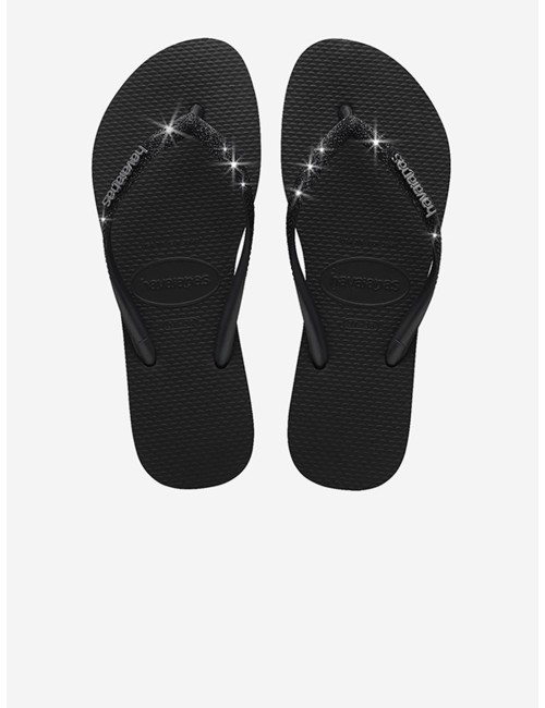 Donna infradito havaianas slim glow arancioni strass e perlineHavaianasPassioni Boutique