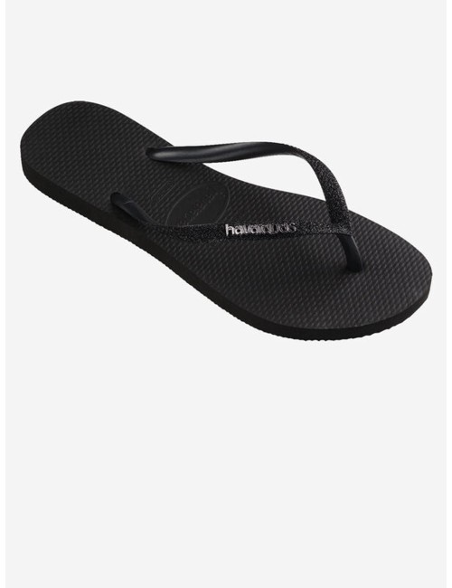Donna infradito havaianas slim glow arancioni strass e perlineHavaianasPassioni Boutique