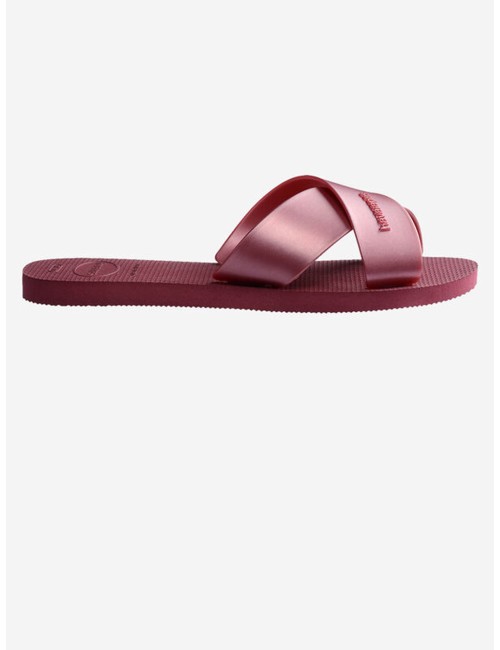 Donna sandali havaianas aqua glow neri fasce incrociate cristalliHavaianasPassioni Boutique