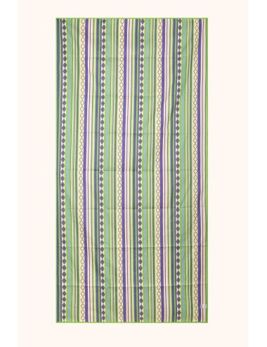 Mefui - donna telo mare me fui microfibra fantasia geometrica reverse ma26-sw0150x34