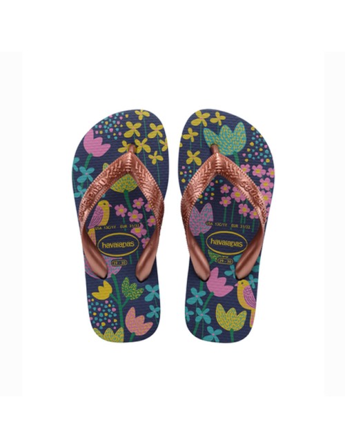 Havaianas - kids flores dark blu/gold 4000052.7182HavaianasPassioni Boutique