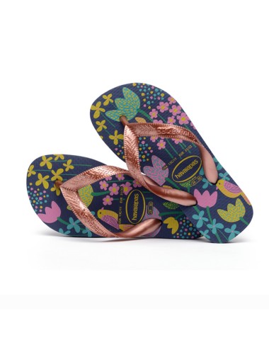 Havaianas - kids flores dark blu/gold 4000052.7182HavaianasPassioni Boutique