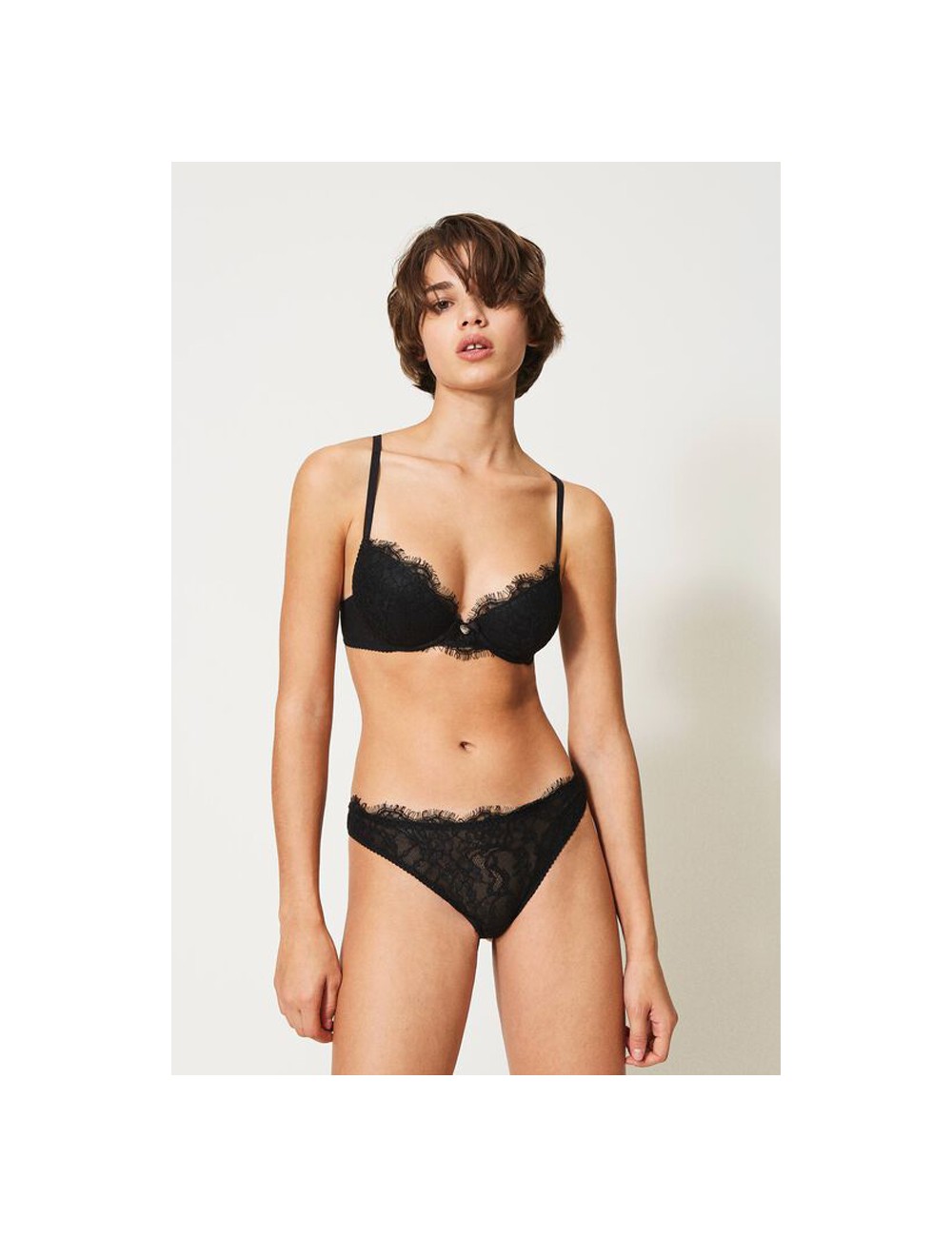 Twinset - reggiseno push-up in pizzo 211ll6344 neroTwinsetPassioni Boutique