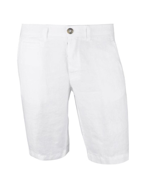 Zeybra - bermuda in lino aue001 biancoZeybraPassioni Boutique