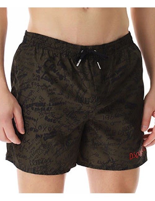 Dsquared2 - boxer corto fantasia d7b544170 368 verdeDsquared2Passioni Boutique