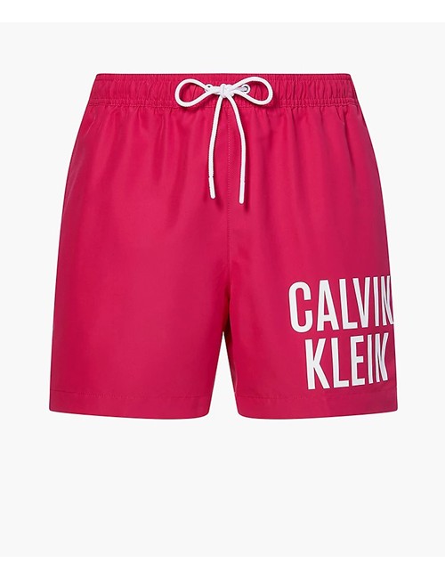 Ck - boxer con cordoncino medio - core solids km0km00721-cwj petrolCalvin Klein UomoPassioni Boutique